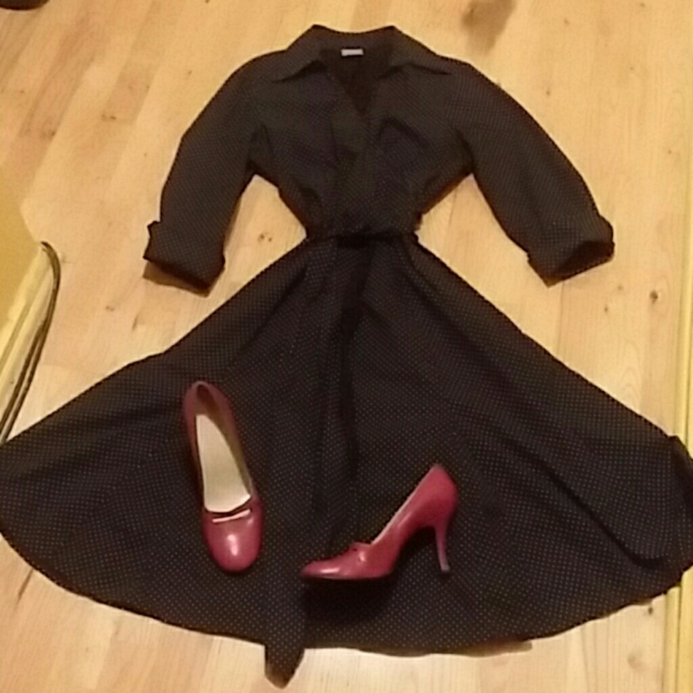 Rabbit Rabbit Rabbit Design polka dot dress